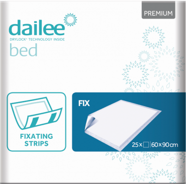 DAILEE Bed Premium Fix 60 x 90 cm (doos 4 x 25 stuks)