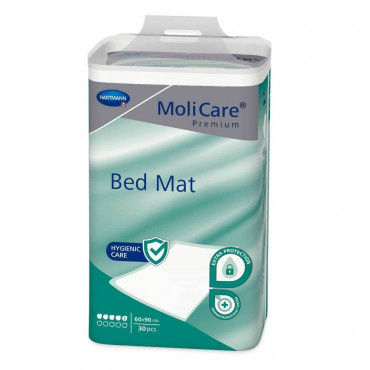 MOLICARE Bed Mat 5 drops 60 x 90 cm (doos 4 x 30 stuks)