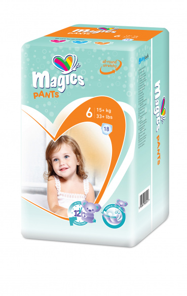 Magics Pants XL 16+ kg (boîte 4 x 18 pièces)
