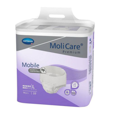 MOLICARE Premium Mobile 8 drops LARGE (boîte 4 x 14 pièces)