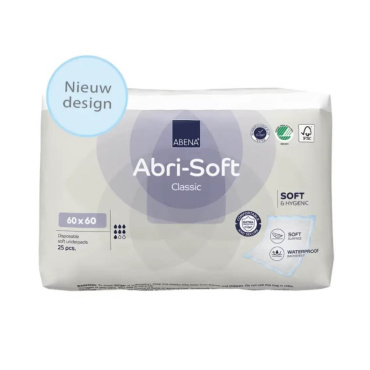 ABRI SOFT CLASSIC 60 x 60 cm (boîte 4 x 25 pièces)