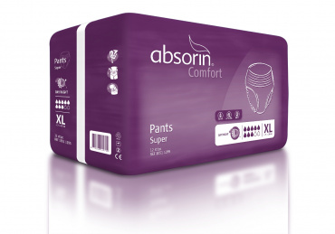 ABSORIN Comfort Pants Super EXTRA LARGE (boîte 4 x 12 pièces)