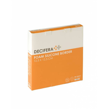 Decifera Foam Silicone Border 12,5 x 12,5 cm (5 stuks)