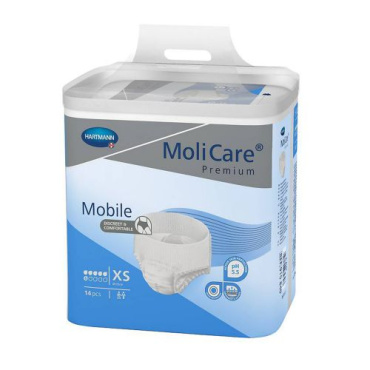 MOLICARE Premium Mobile 6 drops XS (boîte 4 x 14 pièces)