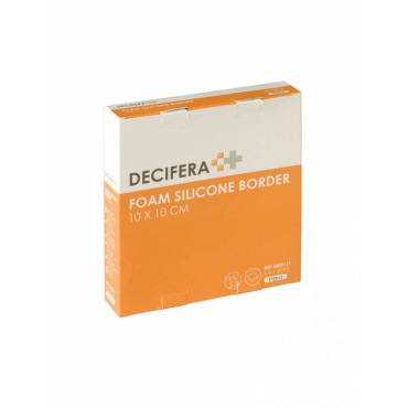 Decifera Foam Silicone Border 10 x 10 cm (5 stuks)