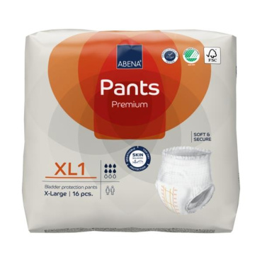 ABENA Pants XL1 EXTRA LARGE (boîte 6 x 16 pièces)