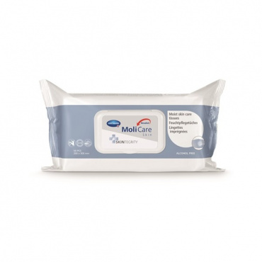 MOLICARE skin wet wipes (50 pièces)